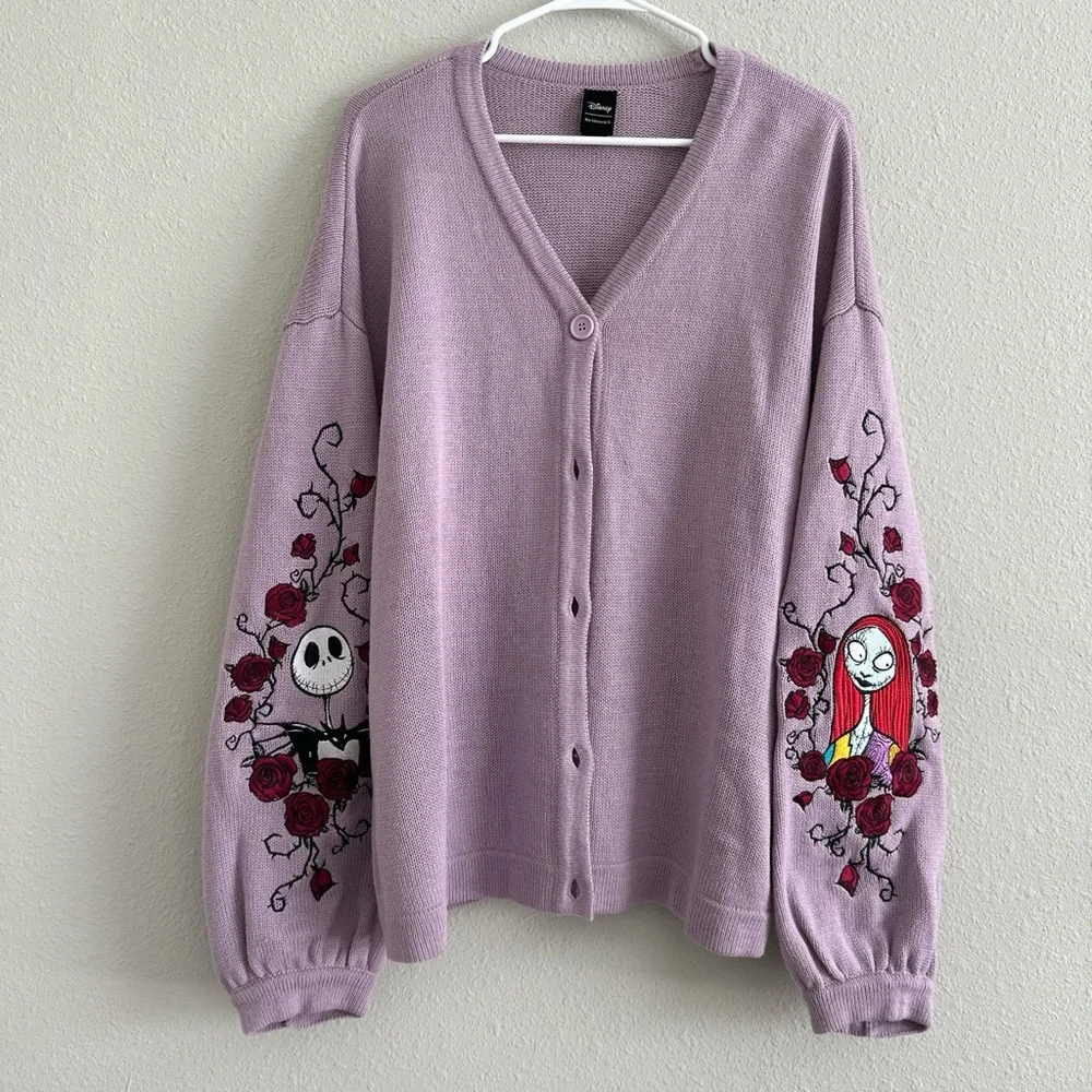 Her Universe The Nightmare Before Christmas Jack & Sally Skimmer Girls cardigan - Picture 4 of 8